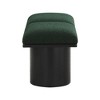 Meridian Furniture,Pavilion Boucle Fabric Bench - 3 of 4