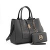 MKF Collection Yola Women’s Satchel Vegan Leather Bag and Wallet by Mia K- 2PCS Set - 2 of 4