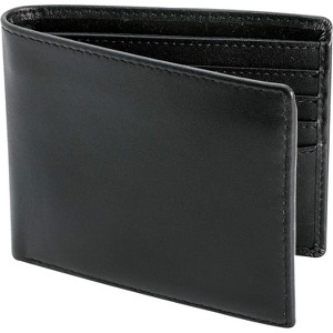 Paaaawaters Top Grain Leather Wallet for Men | RFID Blocking | Extra Capacity Bifold Wallet with 2 ID Windows - 1 of 4