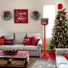 Tangkula  5 Ft Christmas Street Lamp Sound Activated Indoor Street Light w/ Colorful LED Lights - 2 of 4