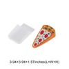 Unique Bargains Door Stop Cartoon Pizza Door Stopper with Storage Box 3.54"x1.97"x0.94" 1 Pc - 3 of 4