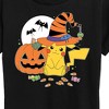 Women's - Pokémon - Witch Pikachu With Candy Short Sleeve Graphic T-Shirt - 2 of 4