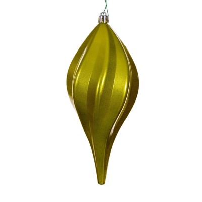 Vickerman UV Candy Swirl Drop Christmas Ornament