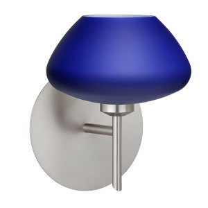 Besa Lighting Peri 1 - Light Wall Light in  Satin Nickel - 1 of 1