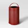 Mesh Solar and Rechargeable USB LED Outdoor Lantern - Room Essentials™ - 2 of 4
