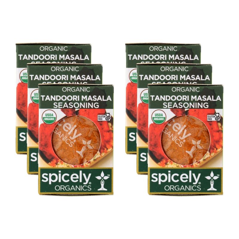 Spicely Organics - Organic Tandoori Masala Seasoning - Case of 6/.45 oz, 1 of 7