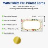 Avery Business Cards, 2" x 3.5", Gold-Blue Border Berries, 80 - 2 of 4
