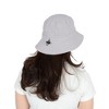 Anna-Kaci Bucket Hat Wide Brim UV Protection Lightweight Packable Outdoor Sun Hat with Adjustable Chin Strap - 4 of 4