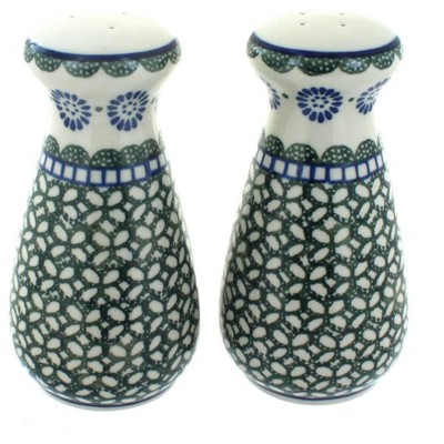 Blue Rose Polish Pottery Maia Large Salt & Pepper Shakers