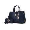 MKF Collection Yola Women’s Satchel Vegan Leather Bag and Wallet by Mia K- 2PCS Set - 2 of 4