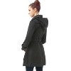 BGSD Women's Leah Hooded Mid Length Trench Coat - image 3 of 4