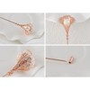 Anna-Kaci 8 Inch Women's Hat Pin Long Handle Vintage Retro Hollow Out Crystal Faux Pearl Pins - 4 of 4