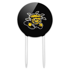 Wichita State University Shockers Logo Acrylic Cake Topper Party Decoration for Wedding Anniversary Birthday Graduation - 1 of 4
