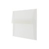 JAM Paper A7 Translucent Vellum Invitation Envelopes 5.25 x 7.25 Clear 25/Pack (2851295) - 2 of 4