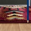 Kumasinova Southwest Design Area Rug – Timeless & Modern Motifs for Living Room, Kid & Pet-Friendly, Made in Turkey, Stain-Resistant Door Mat - 3 of 4
