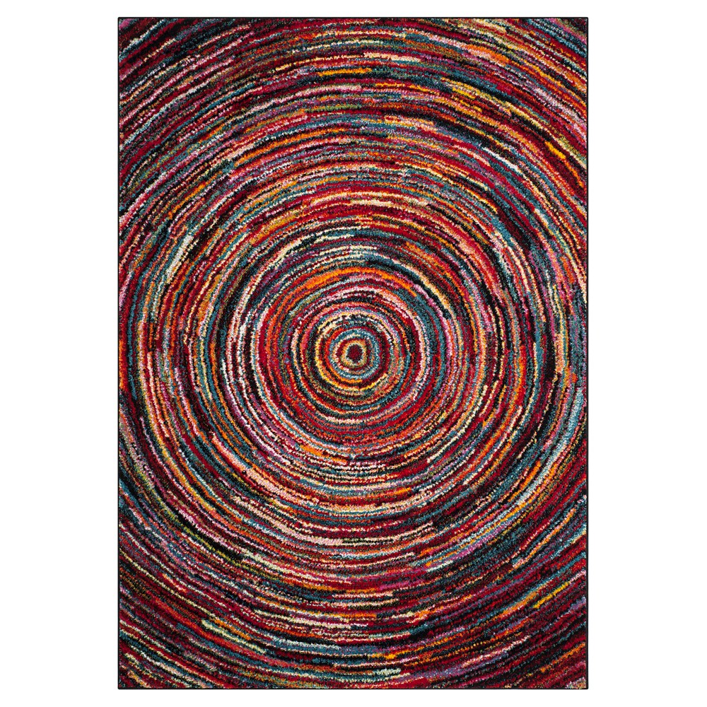 5'3inx7'6in Yantley Swirl Area Rug Multi - Safavieh