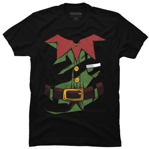 Men's Design By Humans Papa Elf Christmas Shirt Papa Elf Shirt for Men Papa Elf By rasok T-Shirt - 1 of 4