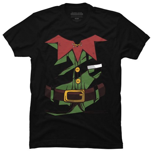 Men's Design By Humans Papa Elf Christmas Shirt Papa Elf Shirt for Men Papa Elf By rasok T-Shirt - image 1 of 4