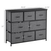 QingMoon 8 Drawers Dresser for Bedroom, Fabric Storage Organizer with Sturdy Steel Frame, Chest of Drawers for Living Room and Entryway - 4 of 4
