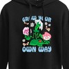 Women's - Disney - Alice In Wonderland Cropped Graphic Hoodie - 2 of 3