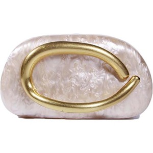 Evening Clutch Purses Women PU Leather Evening Handbags Crossbody Clutch Purse Trendy Decoration - 1 of 4