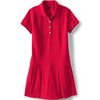 Lands' End School Uniform Kids Short Sleeve Mesh Pleated Polo Dress - 2 of 3