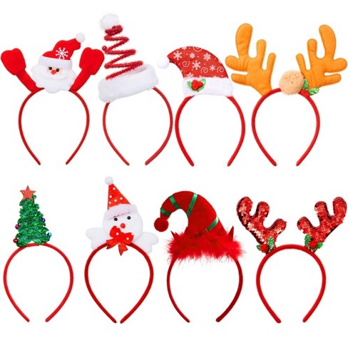 Joyin 8pcs Different Designs Christmas Headbands : Target