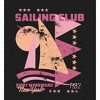 Sailing Club Port Windward New York Adult Long Sleeve Hoodie - 2 of 2