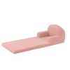 Kids Sofa Chair, 2-in-1 Convertible Toddler Couch Lounge, Comfy Fold Out Teddy Fleece Fabric Children's Sofa Bed - 3 of 4