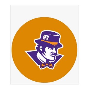 University of Evansville Secondary Logo Automotive Car Window Locker Circle Bumper Sticker - 1 of 4