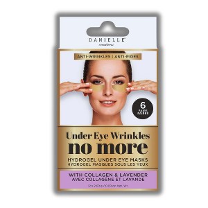 Danielle Creations Under Eye Wrinkles NO MORE | Collagen & Lavender Hydrogel Under Eye Masks | (12x2.69/0.09 oz) - 1 of 2