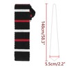 INSPIRE CHIC Men's Knitted Striped Skinny Neckties - 2 of 4