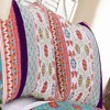 Thalia Reversible Pillow Sham Standard 20" x 26" Multicolor by Greenland Home Fashion - 2 of 4