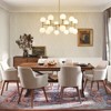 Rennnsan Herdris 33"W 16-Light Tiered Bubble Milk Glass Classic Dimmable Chandelier - 4 of 4