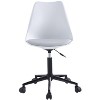 Nordlys Polypropylene Adjustable Office Chair Modern Design Style Upholstery Bedroom - 3 of 4