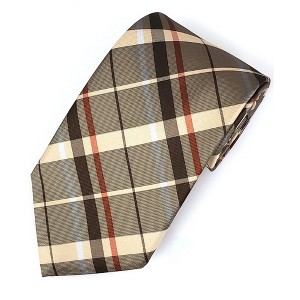 Men's Plaid 3.25 Inch Wide And 58 Inch Long Woven Neckties - 1 of 4