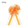 Unique Bargains Christmas Wedding Car Basket Gift Wrapping Big Pull Bow 5 Pcs - 3 of 4