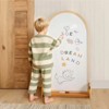 Tiny Land® Kids Easel - Large 22"x40.5" Double-Sided Arched Magnetic Chalkboard & Whiteboard - 2 of 4