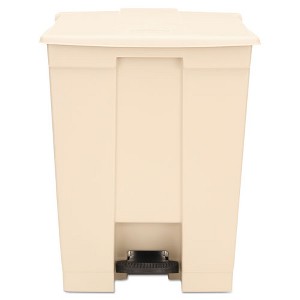 Rubbermaid Commercial Legacy Step-On Receptacle, 18 gal, Polyethylene, Beige - 1 of 4