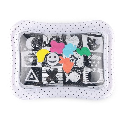 High Contrast Black and White Montessori Tummy Time Water Play Mat