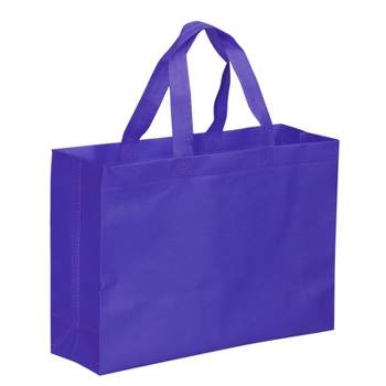 Unique Bargains Reusable Horizontal Style Non-Woven Gift Grocery Tote Bag