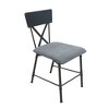 TiramisuBest Antique Oak & Gray Office Chair, Synthetic Wood, 1" Cushion, Ergonomic, Space-Saving - 2 of 3