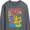 Men's - Marvel - Guardians of the Galaxy Blacklight Long Sleeve Graphic T-Shirt - 2 of 4