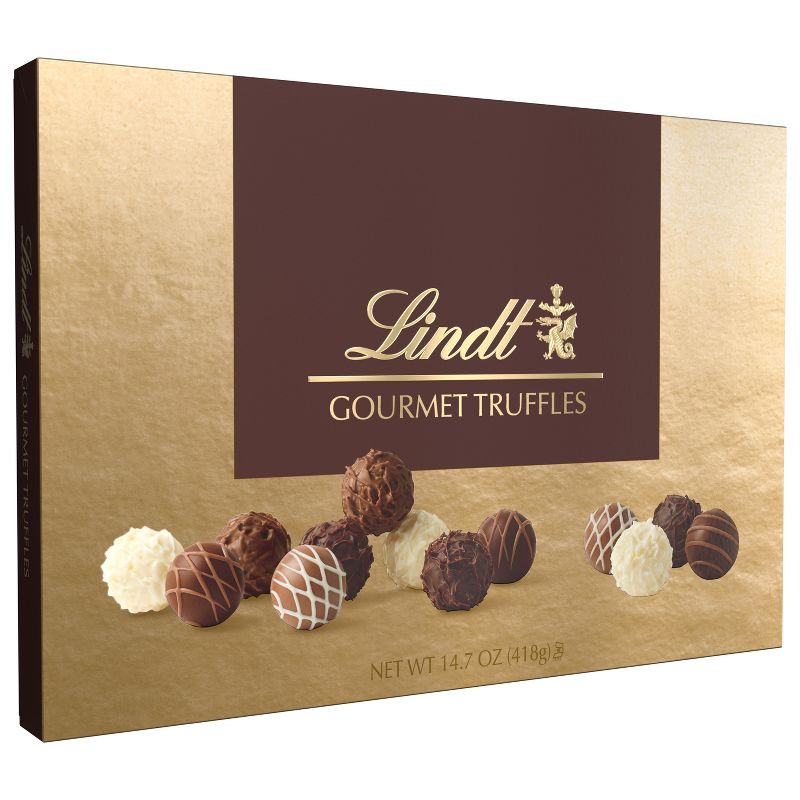 Lindt Gourmet Chocolate Candy Truffles Gift Box - 14.7 oz., 1 of 8
