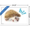 Trends International Cute Hedgehog - Hi! Framed Wall Poster Prints - 3 of 4
