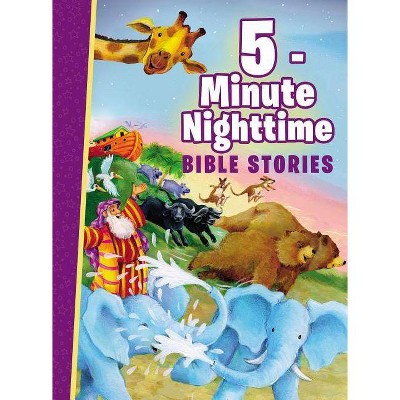 5-Minute Nighttime Bible Stories - by  Thomas Nelson (Hardcover)