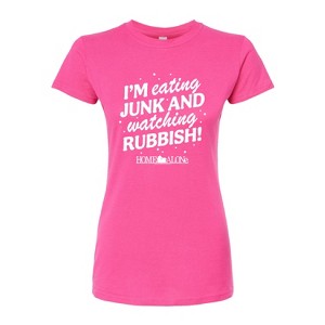 Women's - Home Alone - Junk And Rubbish Fitted Graphic T-Shirt - 1 of 2