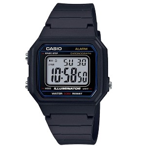 Casio Men's Classic Black Digital Watch with Clear Dial - W-217H-1AV - 1 of 2