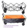 CAVINAS Folding Shopping Cart,Grocery Cart with 600D Oxford Fabric,Utility Cart for Camping,Shopping,Sports,Garden - 4 of 4