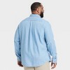 Men's Every Wear Long Sleeve Denim Shirt - Goodfellow & Co™ Blue - 2 of 3